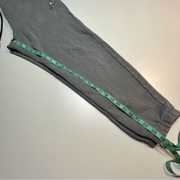 Jordan Essentials Fleece Joggers Men’s Carbon Heather Grey - Picture 7 of 8
